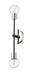 Wall Sconce Z-Lite 621-2S-MB-PN Matte Black + Polished Nickel Neutra 2 Light Wall Sconce Z-Lite