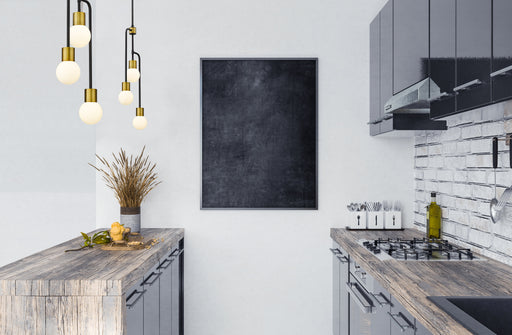 Chandelier Z-Lite 621-3MB-FB Matte Black + Foundry Brass Neutra 3 Light Chandelier Z-Lite