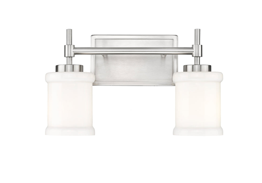 Vanity Z-Lite 622-2V-BN Brushed Nickel Cadoc 2 Light Vanity Z-Lite