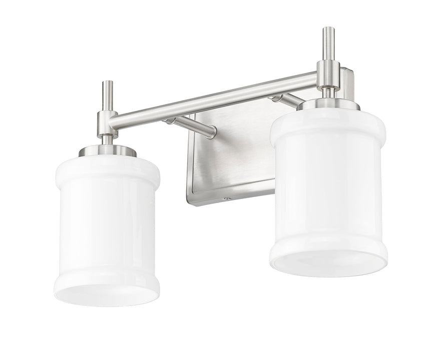 Vanity Z-Lite 622-2V-BN Brushed Nickel Cadoc 2 Light Vanity Z-Lite