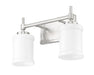 Vanity Z-Lite 622-2V-BN Brushed Nickel Cadoc 2 Light Vanity Z-Lite