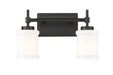 Vanity Z-Lite 622-2V-MB Matte Black Cadoc 2 Light Vanity Z-Lite