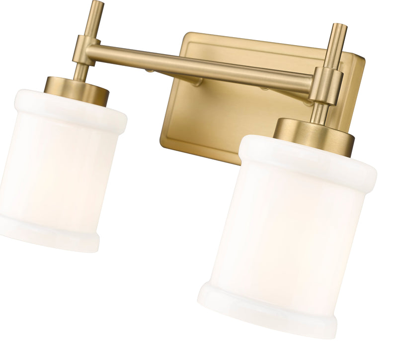 Vanity Z-Lite 622-2V-MGLD Modern Gold Cadoc 2 Light Vanity Z-Lite