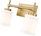 Vanity Z-Lite 622-2V-MGLD Modern Gold Cadoc 2 Light Vanity Z-Lite
