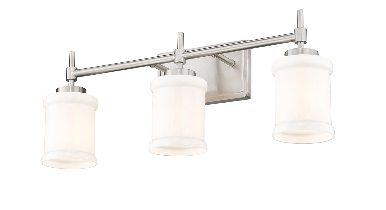 Vanity Z-Lite 622-3V-BN Brushed Nickel Cadoc 3 Light Vanity Z-Lite