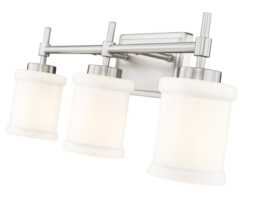 Vanity Z-Lite 622-3V-BN Brushed Nickel Cadoc 3 Light Vanity Z-Lite