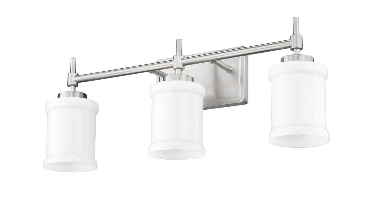 Vanity Z-Lite 622-3V-BN Brushed Nickel Cadoc 3 Light Vanity Z-Lite