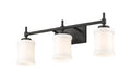 Vanity Z-Lite 622-3V-MB Matte Black Cadoc 3 Light Vanity Z-Lite