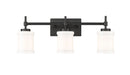 Vanity Z-Lite 622-3V-MB Matte Black Cadoc 3 Light Vanity Z-Lite
