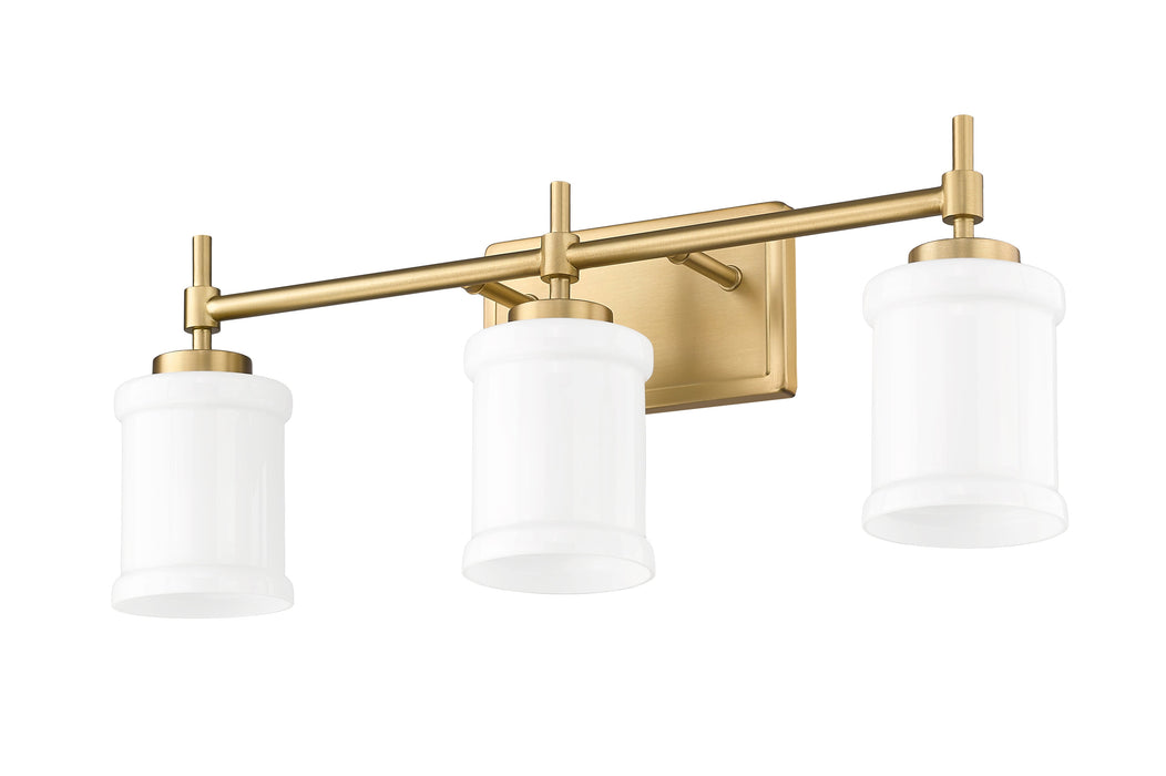 Vanity Z-Lite 622-3V-MGLD Modern Gold Cadoc 3 Light Vanity Z-Lite