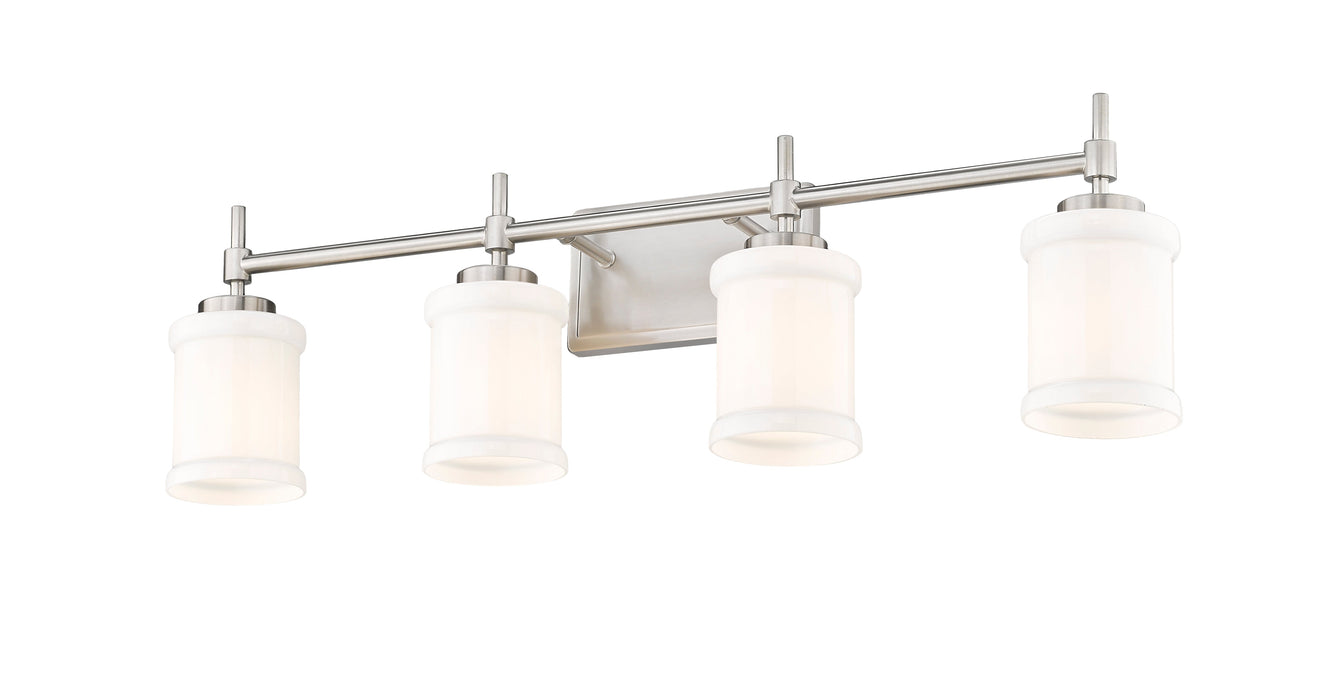 Vanity Z-Lite 622-4V-BN Brushed Nickel Cadoc 4 Light Vanity Z-Lite