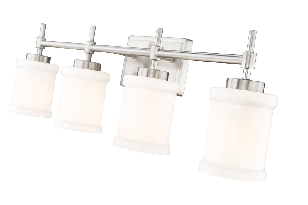 Vanity Z-Lite 622-4V-BN Brushed Nickel Cadoc 4 Light Vanity Z-Lite