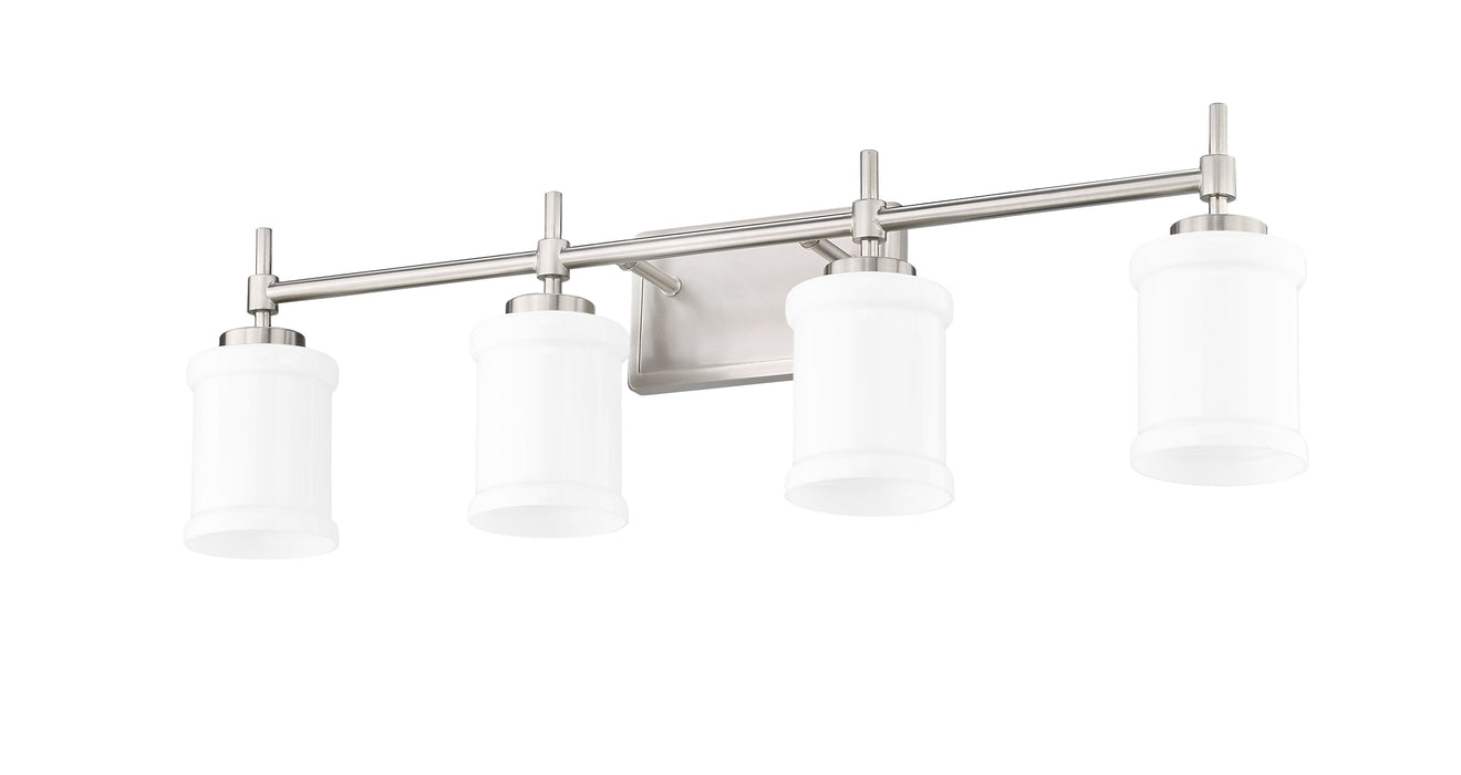 Vanity Z-Lite 622-4V-BN Brushed Nickel Cadoc 4 Light Vanity Z-Lite