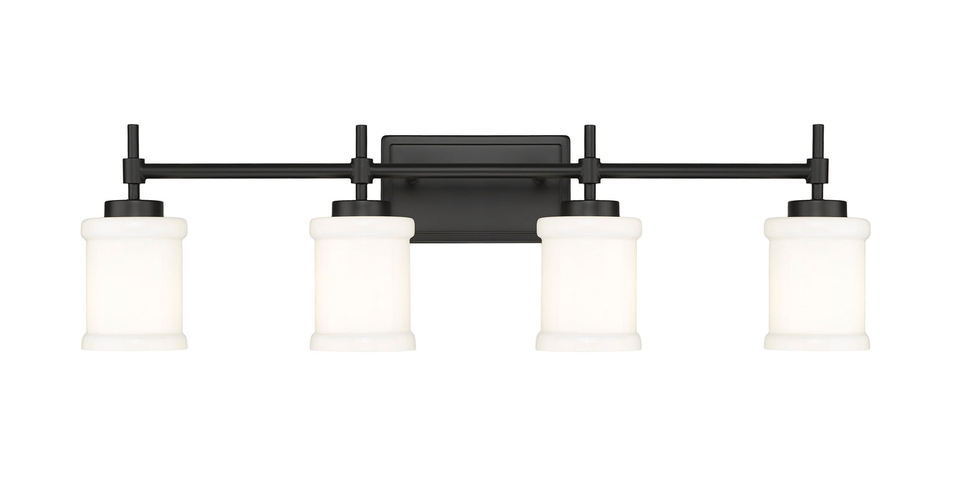 Vanity Z-Lite 622-4V-MB Matte Black Cadoc 4 Light Vanity Z-Lite