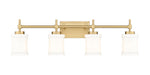 Vanity Z-Lite 622-4V-MGLD Modern Gold Cadoc 4 Light Vanity Z-Lite