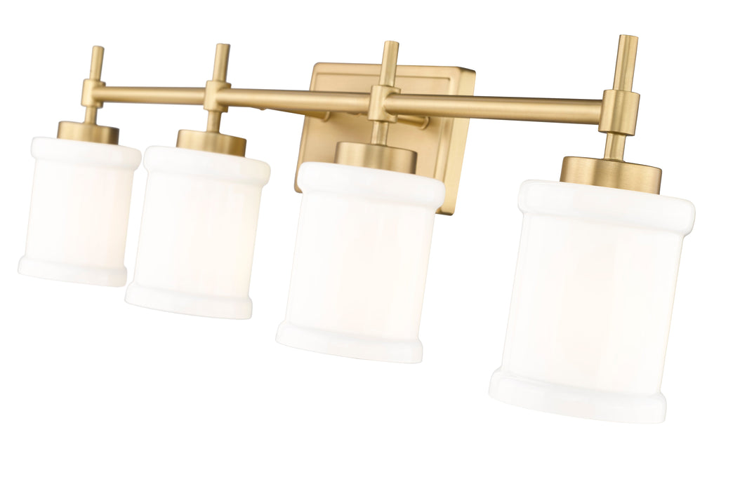 Vanity Z-Lite 622-4V-MGLD Modern Gold Cadoc 4 Light Vanity Z-Lite