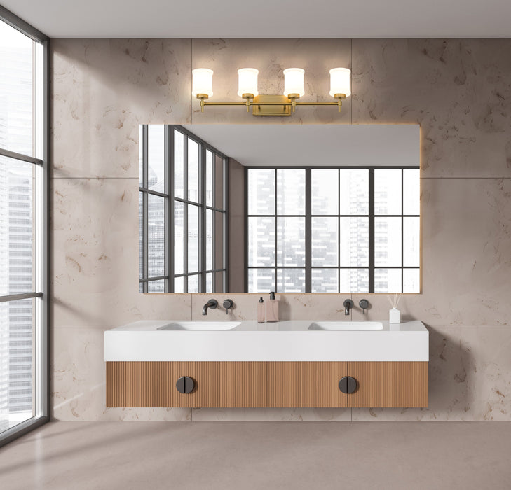 Vanity Z-Lite 622-4V-MGLD Modern Gold Cadoc 4 Light Vanity Z-Lite