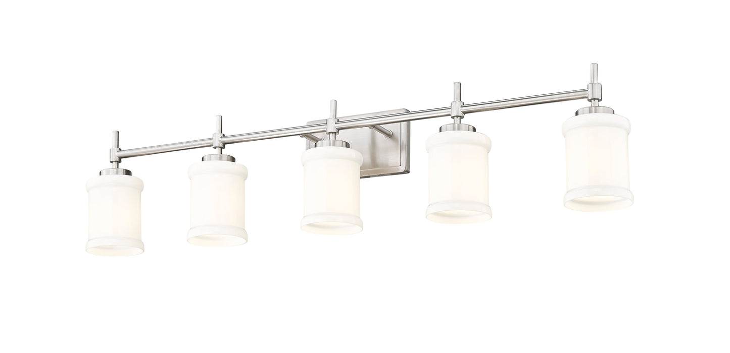 Vanity Z-Lite 622-5V-BN Brushed Nickel Cadoc 5 Light Vanity Z-Lite