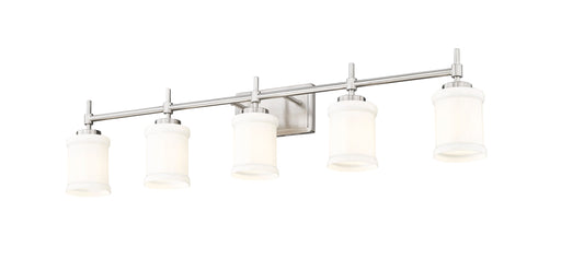 Vanity Z-Lite 622-5V-BN Brushed Nickel Cadoc 5 Light Vanity Z-Lite