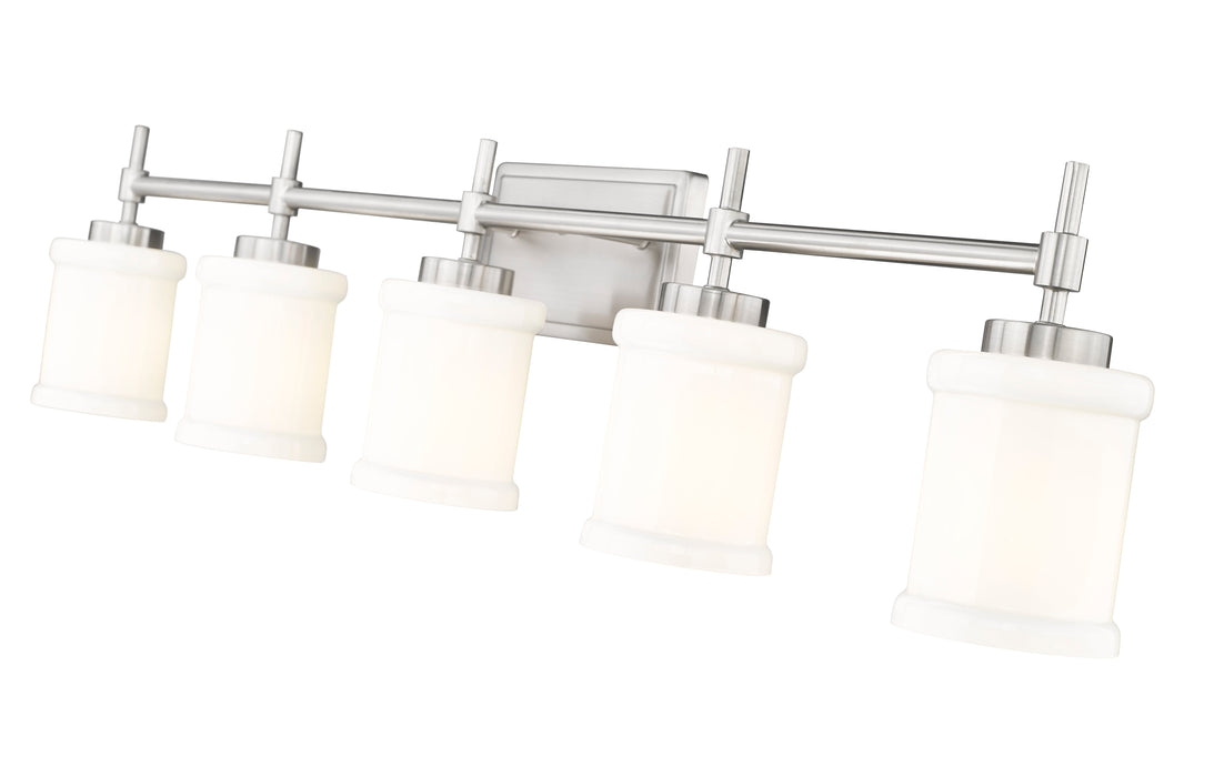 Vanity Z-Lite 622-5V-BN Brushed Nickel Cadoc 5 Light Vanity Z-Lite