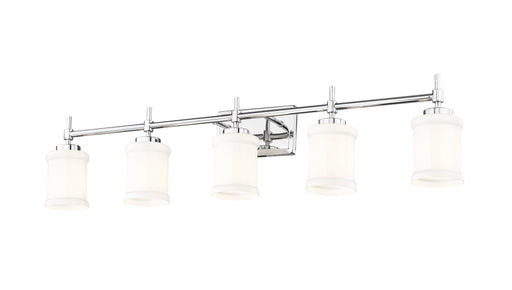 Vanity Z-Lite 622-5V-CH Chrome Cadoc 5 Light Vanity Z-Lite