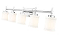 Vanity Z-Lite 622-5V-CH Chrome Cadoc 5 Light Vanity Z-Lite