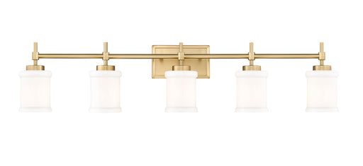 Vanity Z-Lite 622-5V-MGLD Modern Gold Cadoc 5 Light Vanity Z-Lite