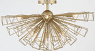 Eurofase 46762-023 Dendelio 30" Matte Gold Chandelier