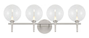 Eurofase 48917-018 Iissa 4-Light Satin Nickel LED Vanity Light
