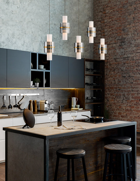 Eurofase 45595-011 Rola 42" Gold LED Chandelier