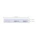 Under Cabinet Nuvo 63-401 2 Watt 6-Inch LED Under Cabinet - 30K/40K/50K CCT Selectable - White Finish - 120 Volt Nuvo
