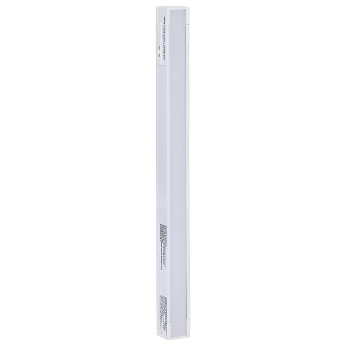 Under Cabinet Nuvo 63-402 4 Watt 10-Inch LED Under Cabinet - 30K/40K/50K CCT Selectable - White Finish 120 Volt Nuvo