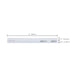 Under Cabinet Nuvo 63-402 4 Watt 10-Inch LED Under Cabinet - 30K/40K/50K CCT Selectable - White Finish 120 Volt Nuvo