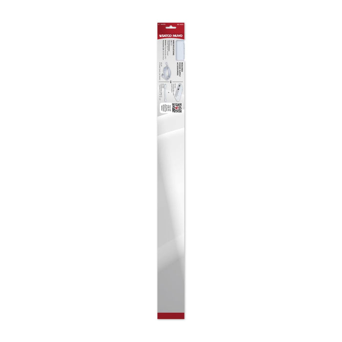 Under Cabinet Nuvo 63-403 8 Watt 21-Inch LED Under Cabinet - 30K/40K/50K CCT Selectable - White Finish - 120 Volt Nuvo