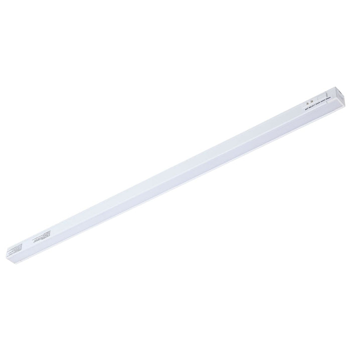 Under Cabinet Nuvo 63-403 8 Watt 21-Inch LED Under Cabinet - 30K/40K/50K CCT Selectable - White Finish - 120 Volt Nuvo