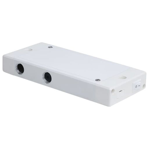 LED Under Cabinet Lighting Satco 63-412 CounterQuick Slim Junction Box with Switch – White Satco