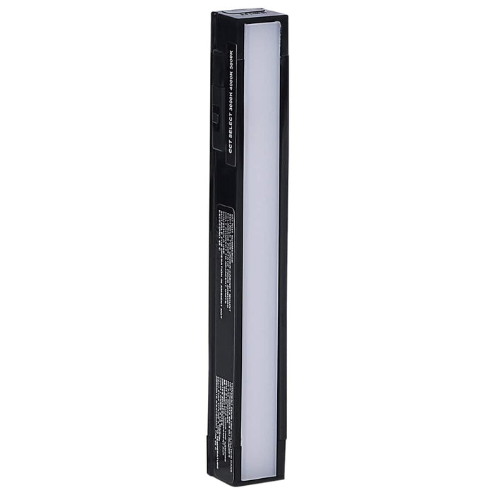Under Cabinet Nuvo 63-451 2 Watt 6-Inch LED Under Cabinet - 30K/40K/50K CCT Selectable - Black Finish - 120 Volt Nuvo