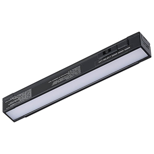 Under Cabinet Nuvo 63-451 2 Watt 6-Inch LED Under Cabinet - 30K/40K/50K CCT Selectable - Black Finish - 120 Volt Nuvo