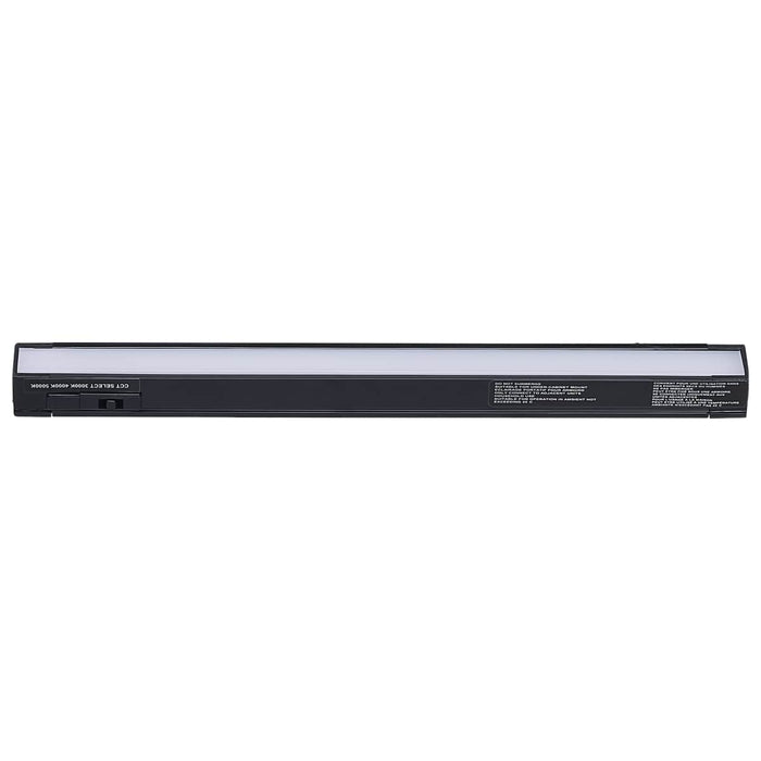 Under Cabinet Nuvo 63-452 4 Watt 10-Inch LED Under Cabinet - 30K/40K/50K CCT Selectable - Black Finish 120 Volt Nuvo