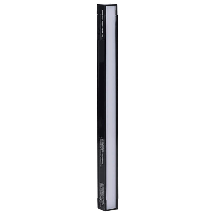 Under Cabinet Nuvo 63-452 4 Watt 10-Inch LED Under Cabinet - 30K/40K/50K CCT Selectable - Black Finish 120 Volt Nuvo