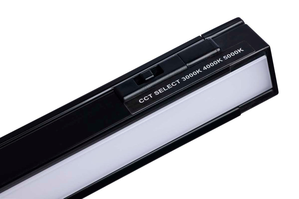 Under Cabinet Nuvo 63-452 4 Watt 10-Inch LED Under Cabinet - 30K/40K/50K CCT Selectable - Black Finish 120 Volt Nuvo