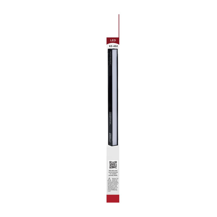 Under Cabinet Nuvo 63-452 4 Watt 10-Inch LED Under Cabinet - 30K/40K/50K CCT Selectable - Black Finish 120 Volt Nuvo