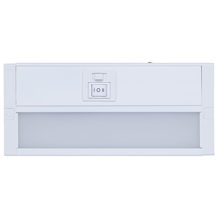 Under Cabinet Nuvo 63-500 5 Watt - 8 Inch LED White Under Cabinet Light - 3K/4K/5K CCT Selectable - 50000 Hours - White Finish Nuvo