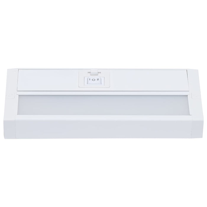 Under Cabinet Nuvo 63-500 5 Watt - 8 Inch LED White Under Cabinet Light - 3K/4K/5K CCT Selectable - 50000 Hours - White Finish Nuvo