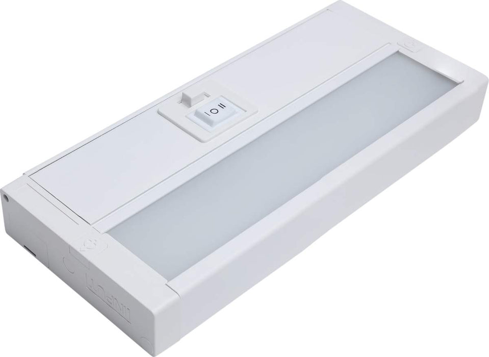 Under Cabinet Nuvo 63-500 5 Watt - 8 Inch LED White Under Cabinet Light - 3K/4K/5K CCT Selectable - 50000 Hours - White Finish Nuvo