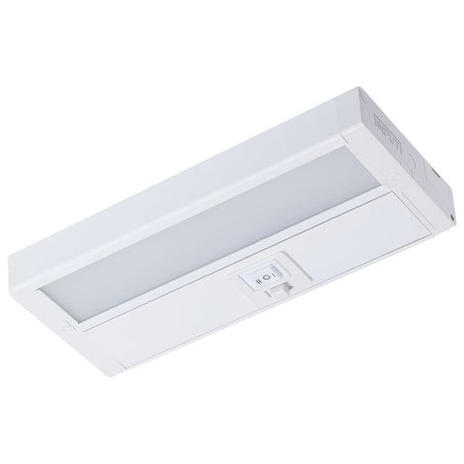 Under Cabinet Nuvo 63-500 5 Watt - 8 Inch LED White Under Cabinet Light - 3K/4K/5K CCT Selectable - 50000 Hours - White Finish Nuvo