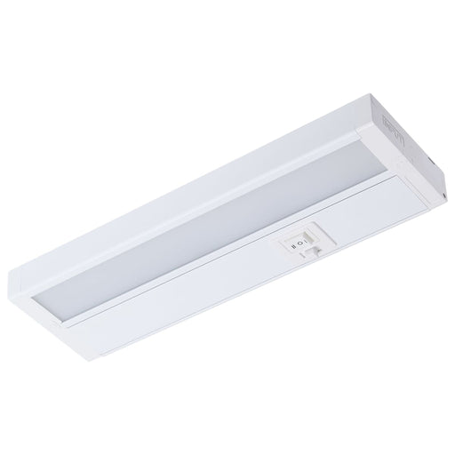 Under Cabinet Nuvo 63-501 6.5 Watt - 11 Inch LED White Under Cabinet Light - 3K/4K/5K CCT Selectable - 50000 Hours - White Finish Nuvo