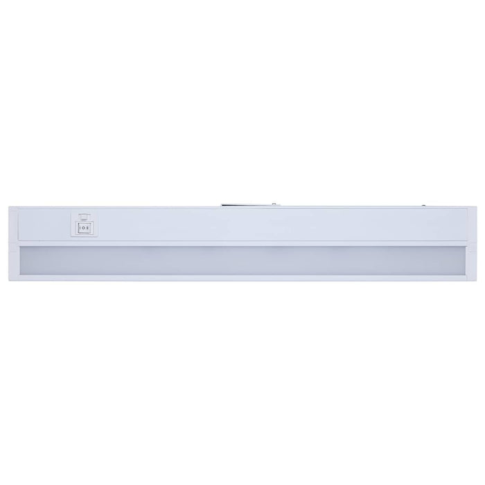 Under Cabinet Nuvo 63-503 13 Watt - 22 Inch LED White Under Cabinet Light - 3K/4K/5K CCT Selectable - 50000 Hours - White Finish Nuvo
