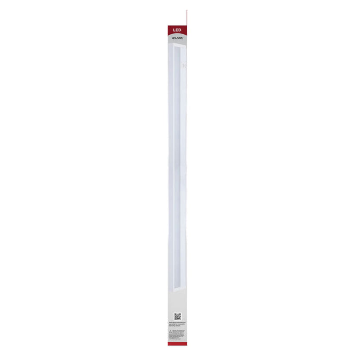 Under Cabinet Nuvo 63-503 13 Watt - 22 Inch LED White Under Cabinet Light - 3K/4K/5K CCT Selectable - 50000 Hours - White Finish Nuvo