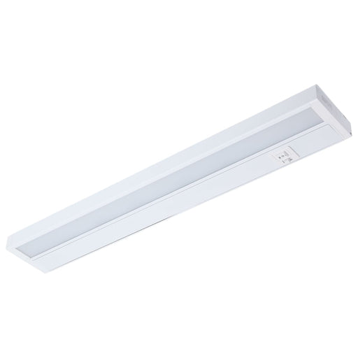 Under Cabinet Nuvo 63-503 13 Watt - 22 Inch LED White Under Cabinet Light - 3K/4K/5K CCT Selectable - 50000 Hours - White Finish Nuvo